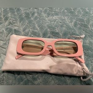 Bonnie Clyde pink sunglasses